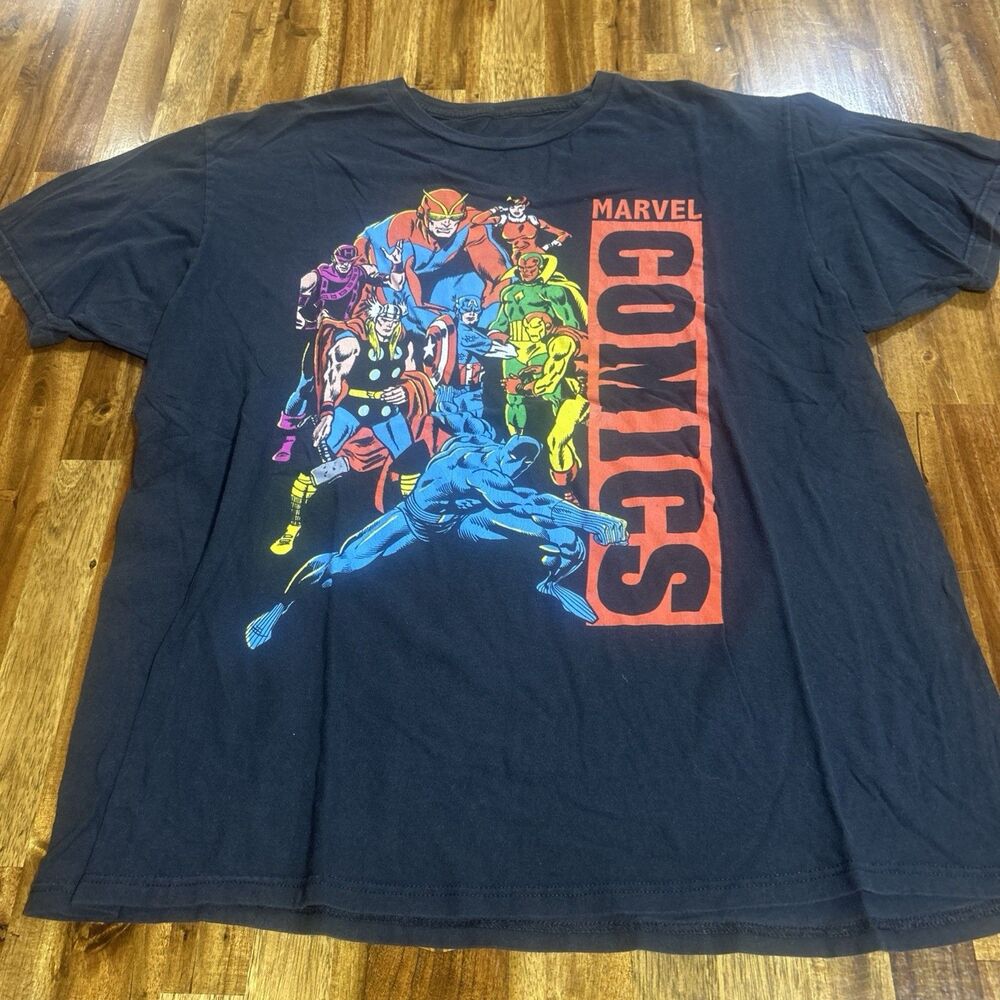 Lot of 5 Marvel T Shirts Deadpool  X-Men Thor Iron Man Captain America Size XL - Picture 5 of 6